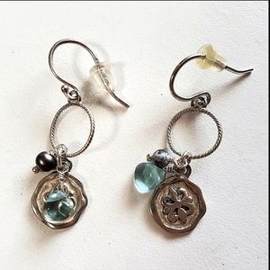 Silpada 925 Sterling Silver “Charmed I’m Sure” Earrings